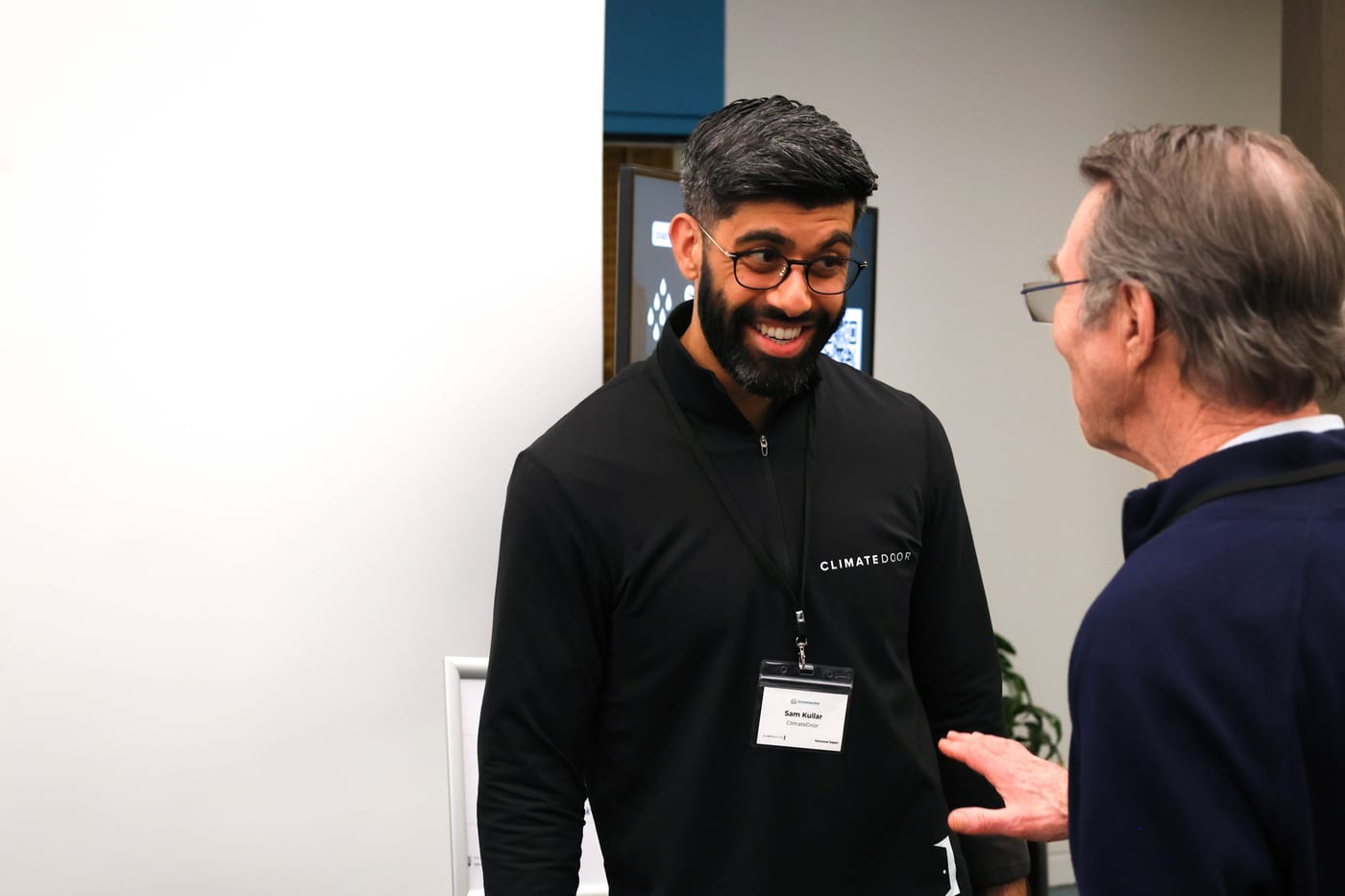 ClimateDoor team in conversation